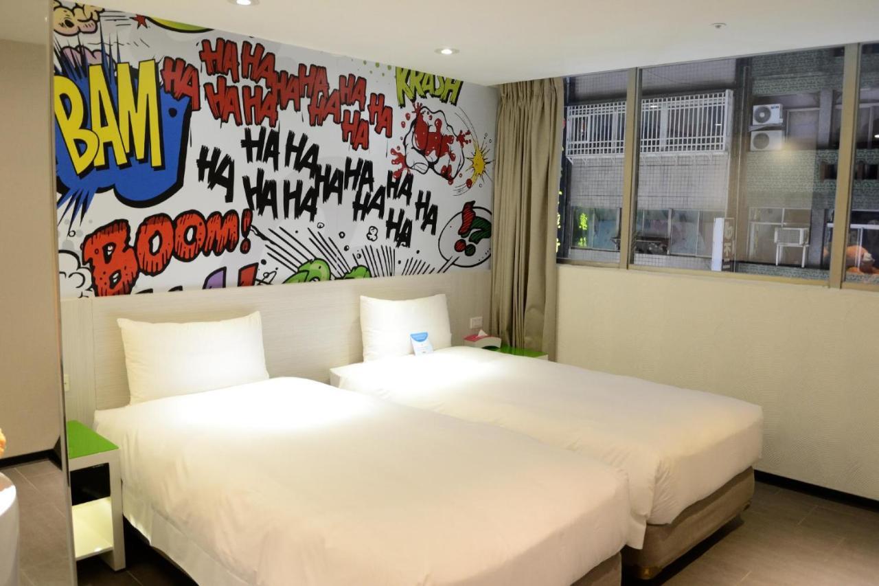 Wholesome Hotel Taipei Bagian luar foto